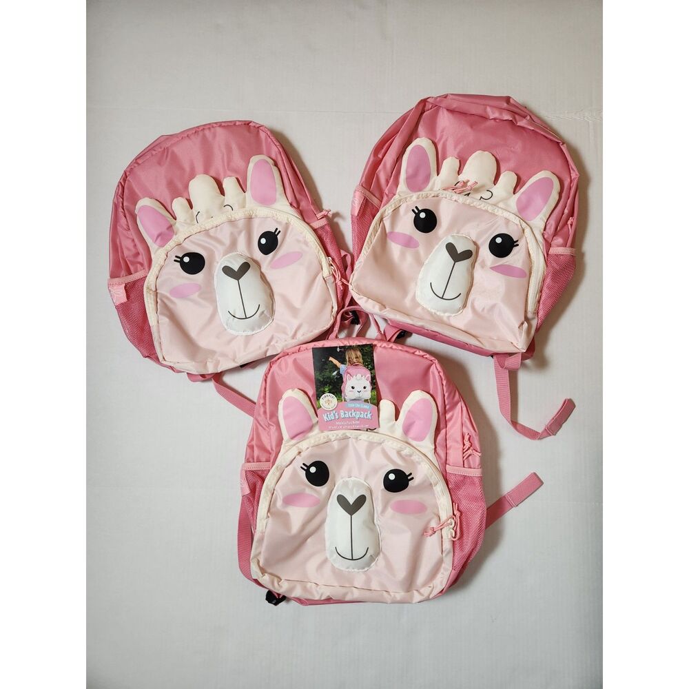 Llama Backpack Party Favor Pack Set of 3 Kids Birthday Goodie Bags